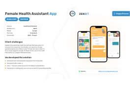Female health assistant app